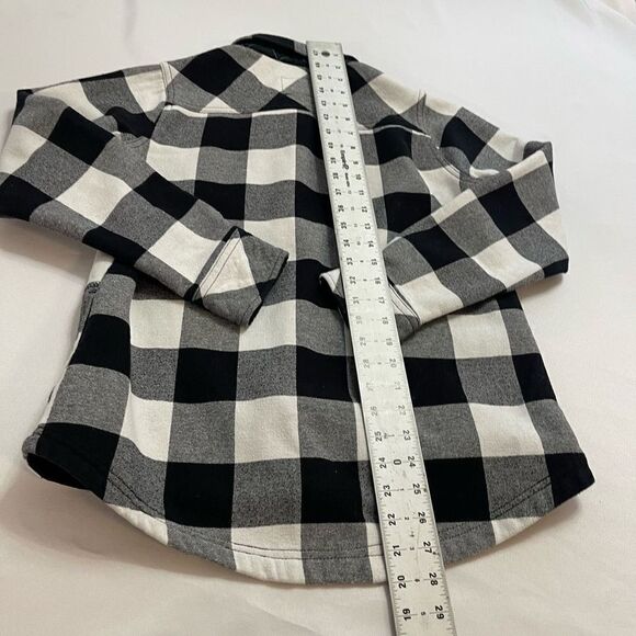 Orvis Black White Plaid Button Up Shirt Size Medium - Picture 9 of 9